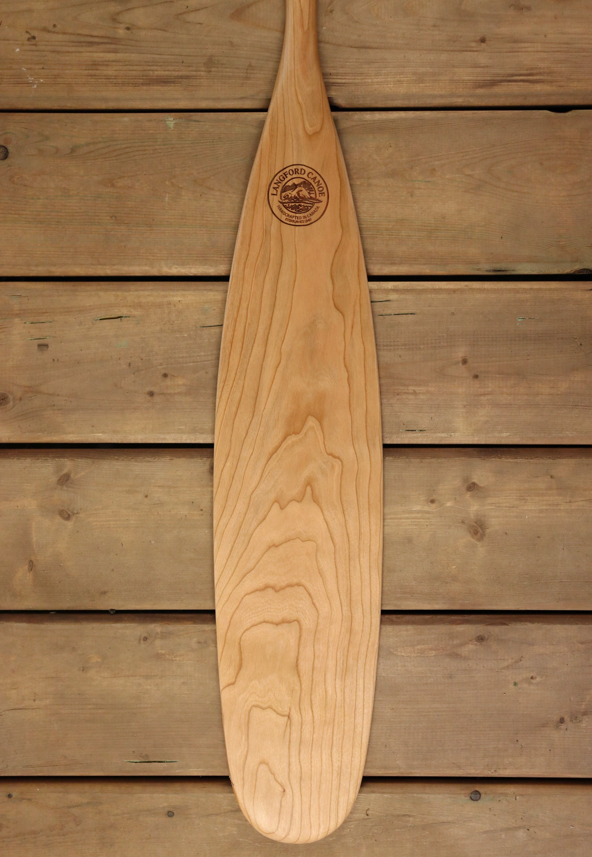 Langford Solid Cherry Otter Tail Paddle Langford Canoe Limited langford-solid-cherry-otter-tail-paddle-langford-canoe-limited
