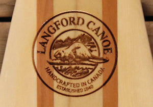 Langford Laminated Beaver Tail Paddle - Langford Canoe Limited