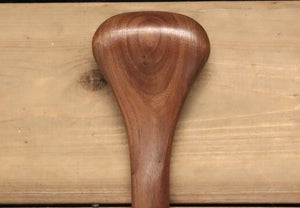 Langford Solid Walnut Beaver Tail Paddle - Langford Canoe Limited