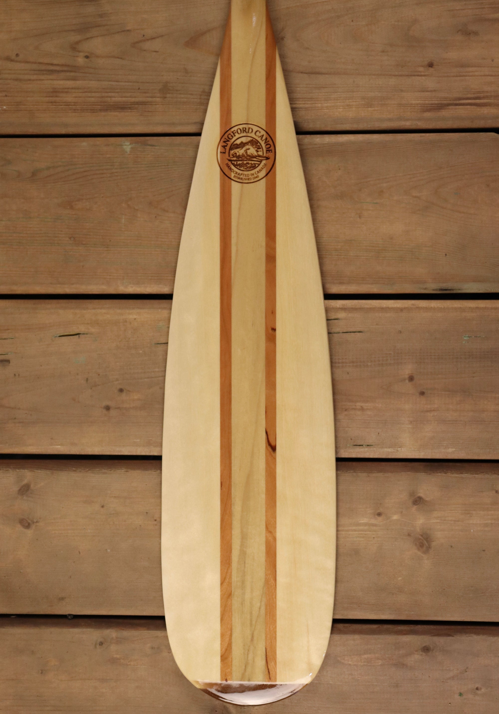 Langford Laminated Beaver Tail Paddle - Langford Canoe Limited