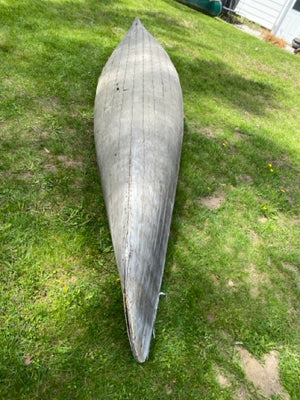 110 year old antique canoe