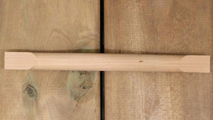 Curved Cherry Handle - Langford Canoe Limited